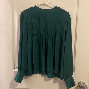 Pleated blouse